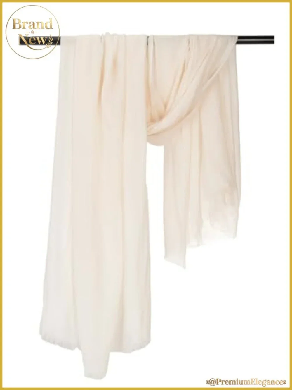 Cotton Linen Blend Scarf Lightweight Shawl Summer Beach Travel Wrap